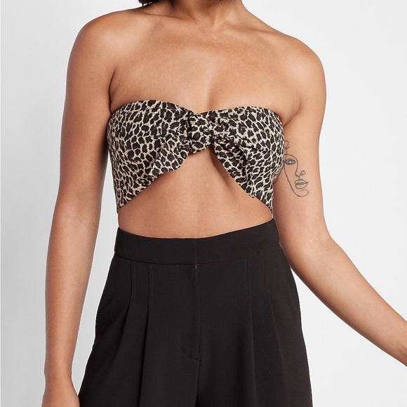 Express Tops - NWT Express Tie Bandeau Top